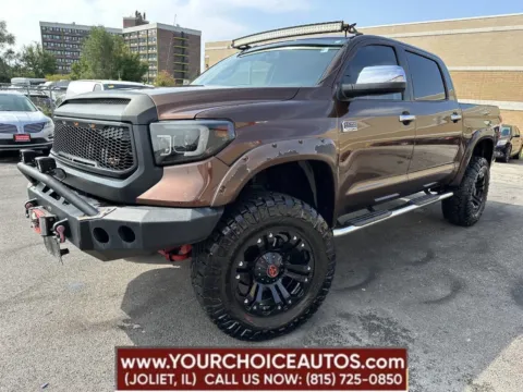 Brown 2014 Toyota Tundra 4WD Truck 1794 Edition 4x4 4dr CrewMax Cab Pickup SB (5.7L V8 FFV) for sale in Joliet, IL