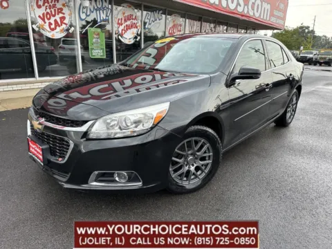 Black 2015 Chevrolet Malibu LT for sale in Joliet, IL
