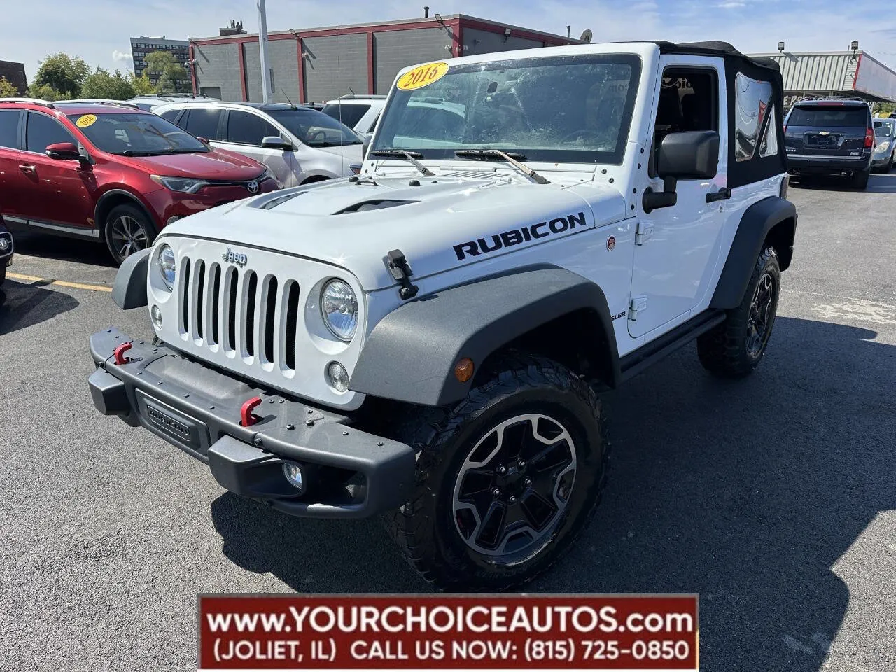 White 2016 Jeep Wrangler Rubicon Hard Rock for sale in Joliet, IL