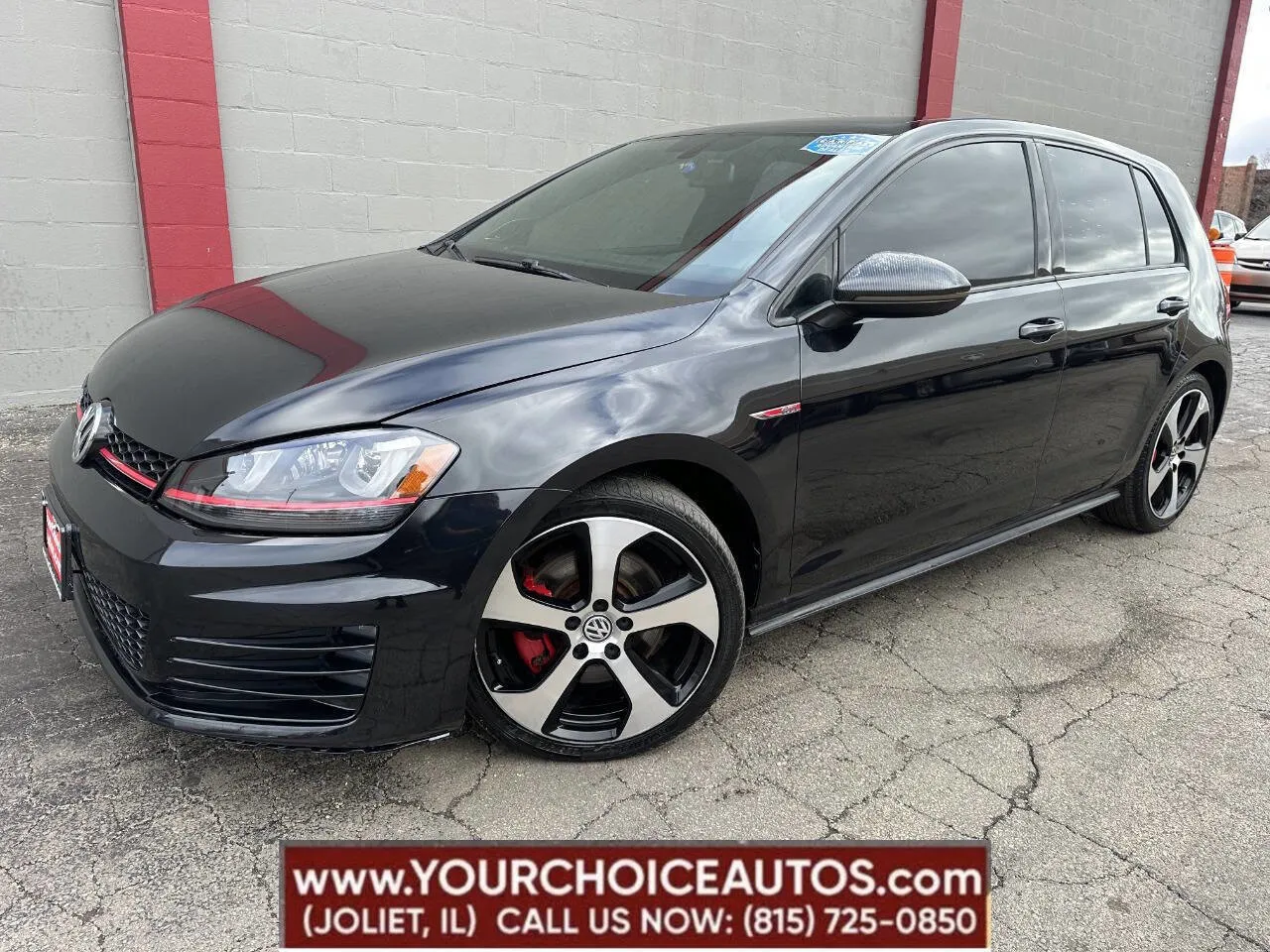 Black 2017 Volkswagen Golf GTI Sport 4dr Hatchback 6A for sale in Joliet, IL
