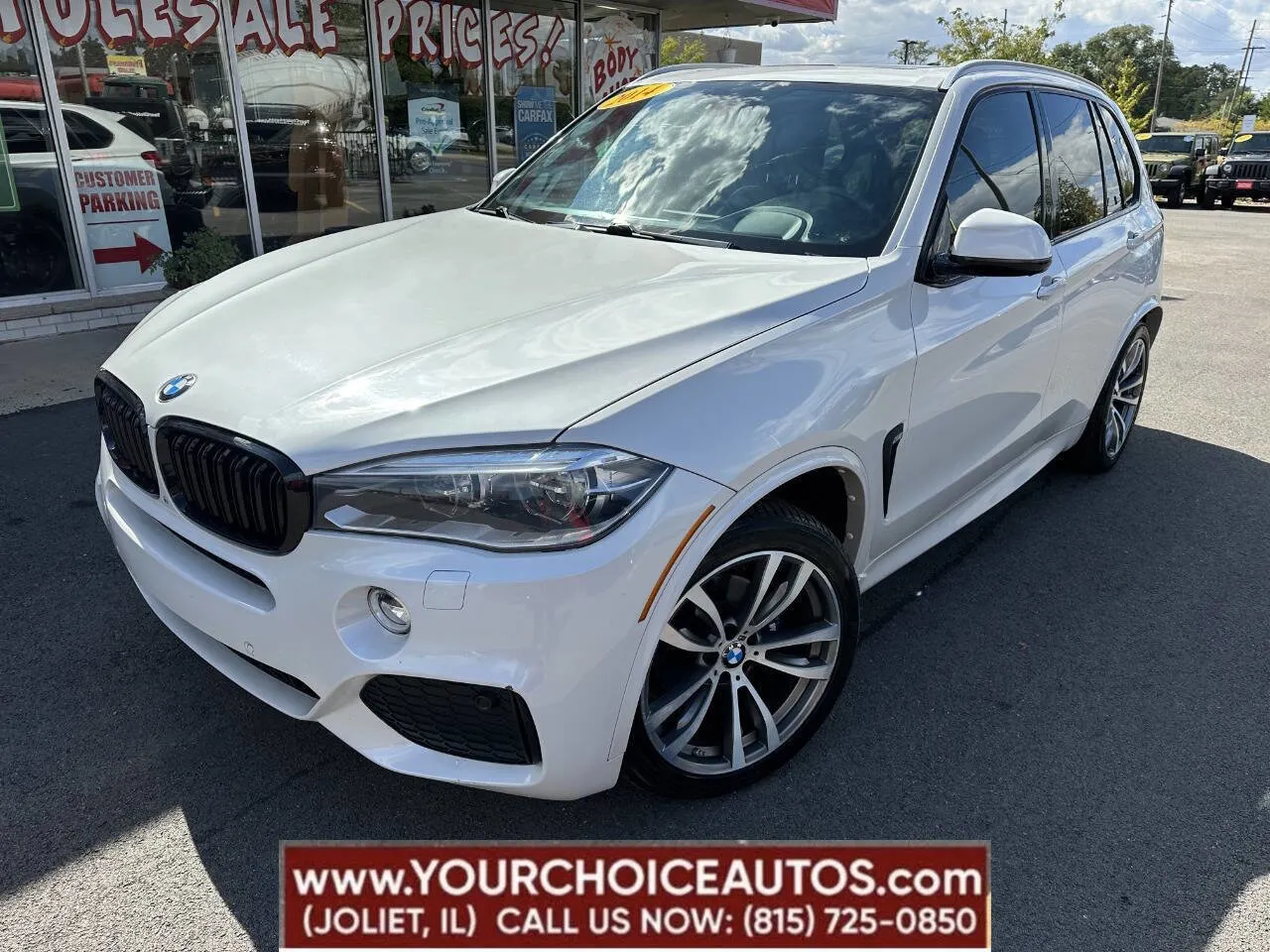 White 2014 BMW X5 xDrive35i for sale in Joliet, IL