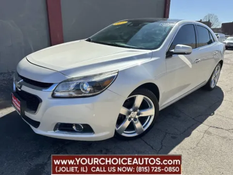 White 2014 Chevrolet Malibu LTZ for sale in Joliet, IL