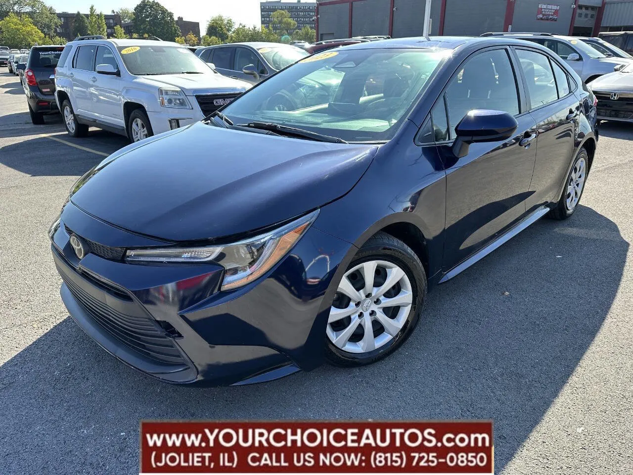Blue 2023 Toyota Corolla LE for sale in Joliet, IL