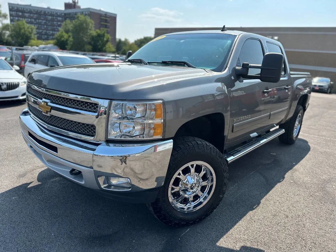 Gray 2013 Chevrolet Silverado 1500 LT for sale in Joliet, IL