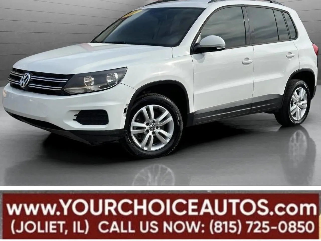 White 2017 Volkswagen Tiguan 2.0T S 4Motion AWD 4dr SUV for sale in Joliet, IL