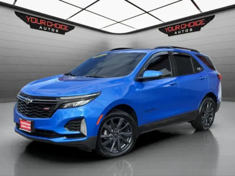 Blue 2024 Chevrolet Equinox RS for sale in Joliet, IL