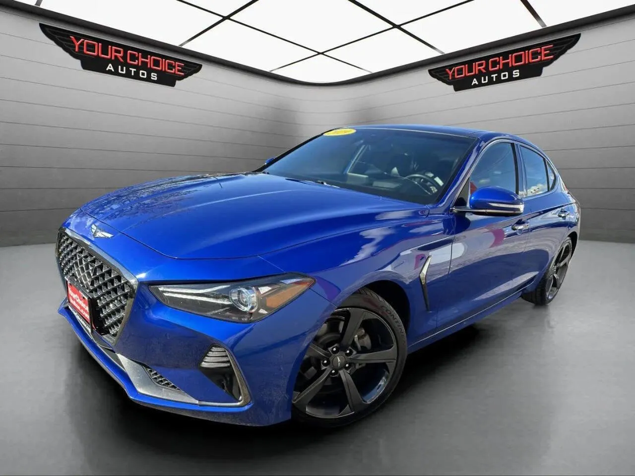 Blue 2019 Genesis G70 2.0T Advanced for sale in Joliet, IL
