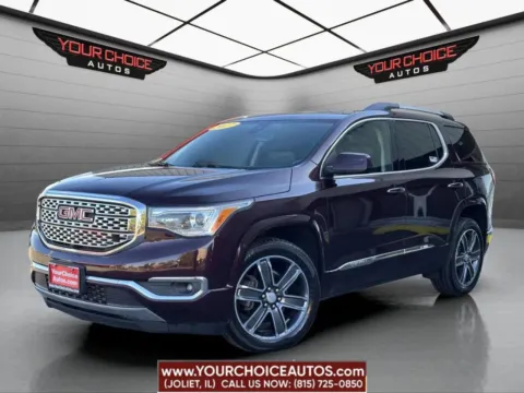 Black 2017 GMC Acadia Denali for sale in Joliet, IL