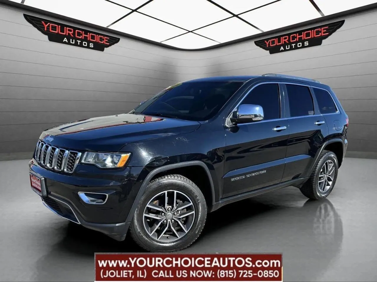 Black 2018 Jeep Grand Cherokee Limited for sale in Joliet, IL