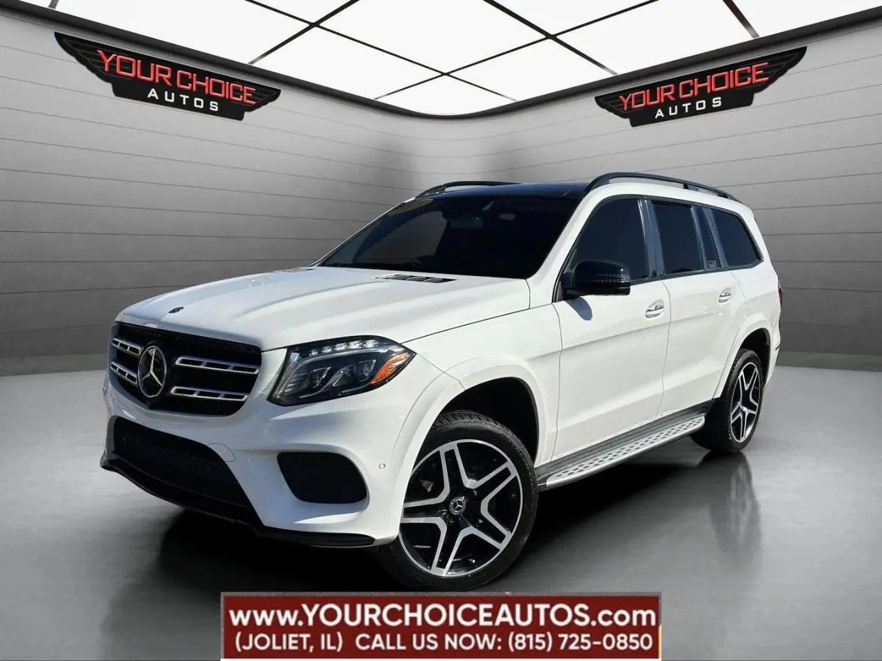 White 2018 Mercedes-Benz GLS 550 for sale in Joliet, IL