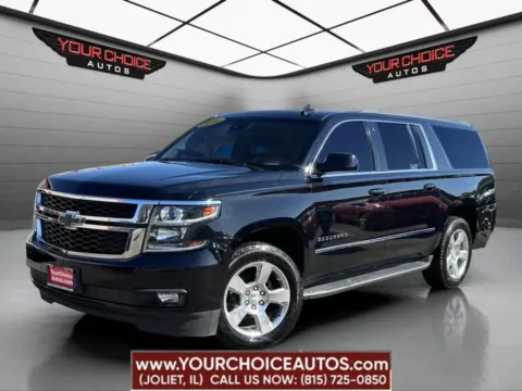 Black 2016 Chevrolet Suburban LT for sale in Joliet, IL