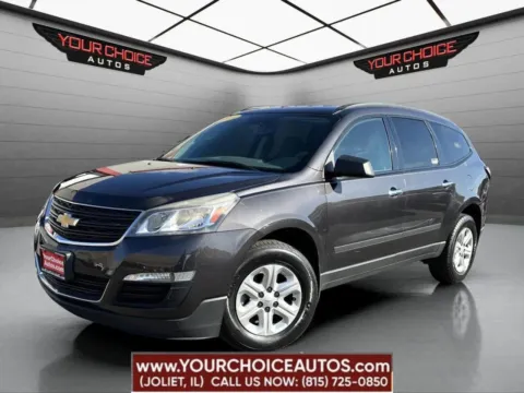Gray 2016 Chevrolet Traverse LS for sale in Joliet, IL