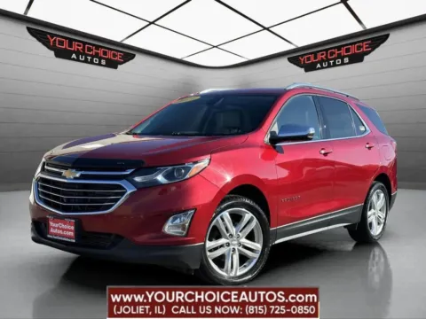 Red 2019 Chevrolet Equinox Premier for sale in Joliet, IL