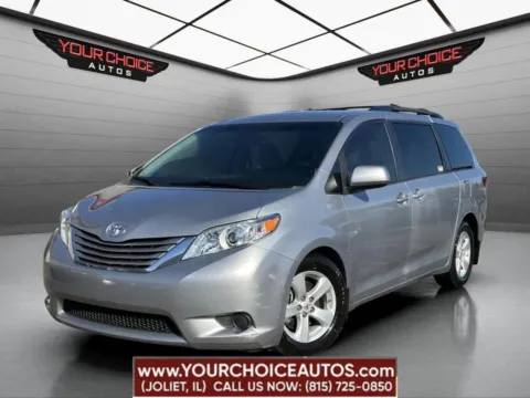 Gray 2015 Toyota Sienna LE 8 Passenger 4dr Mini Van for sale in Joliet, IL
