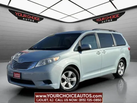 Blue 2015 Toyota Sienna LE 8 Passenger 4dr Mini Van for sale in Joliet, IL