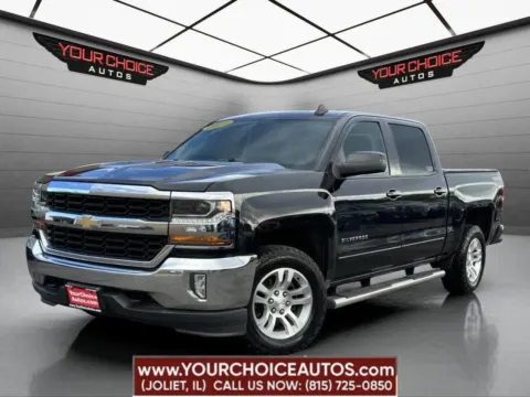 Black 2017 Chevrolet Silverado 1500 LT for sale in Joliet, IL