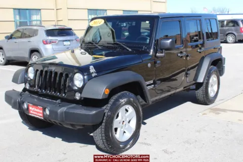 Black 2014 Jeep Wrangler Unlimited Sport for sale in Elmhurst, IL