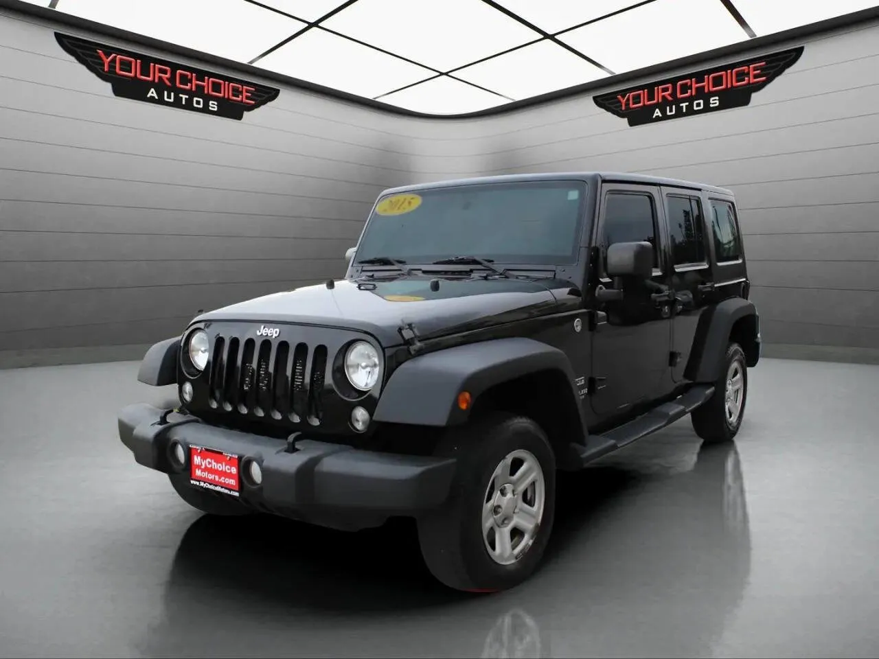 Black 2015 Jeep Wrangler Unlimited Sport for sale in Elmhurst, IL