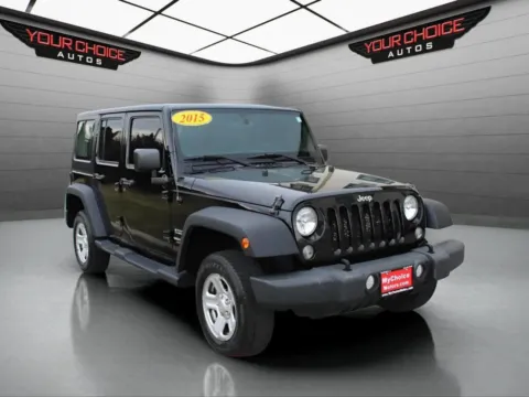 Another view of 2015 Jeep Wrangler Unlimited Sport for sale in Elmhurst, IL at My Choice Motors - Elmhurst
