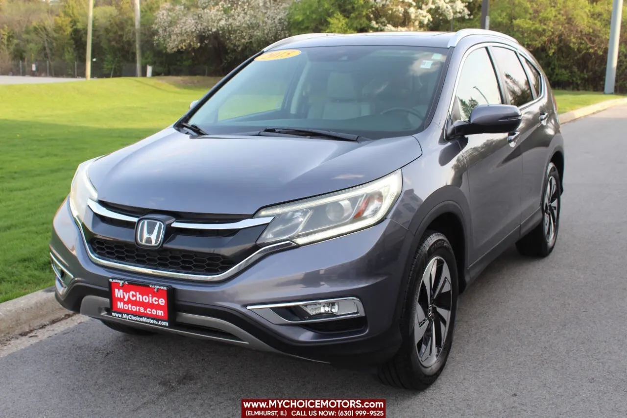 Gray 2015 Honda CR-V Touring for sale in Elmhurst, IL