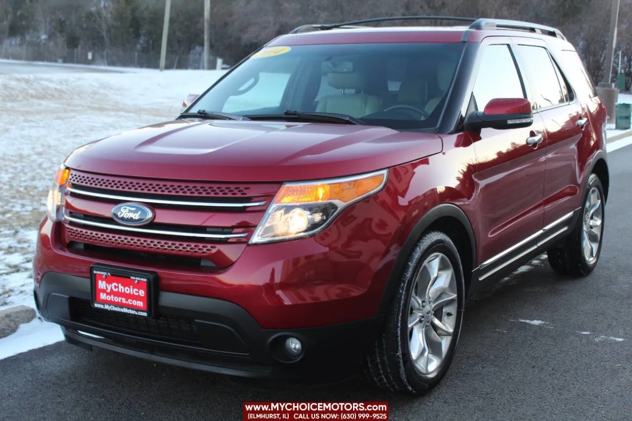 Red 2014 Ford Explorer Limited for sale in Elmhurst, IL