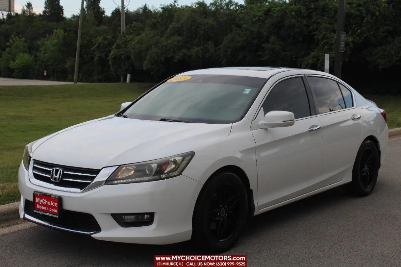 White 2015 Honda Accord Sedan EX-L for sale in Elmhurst, IL