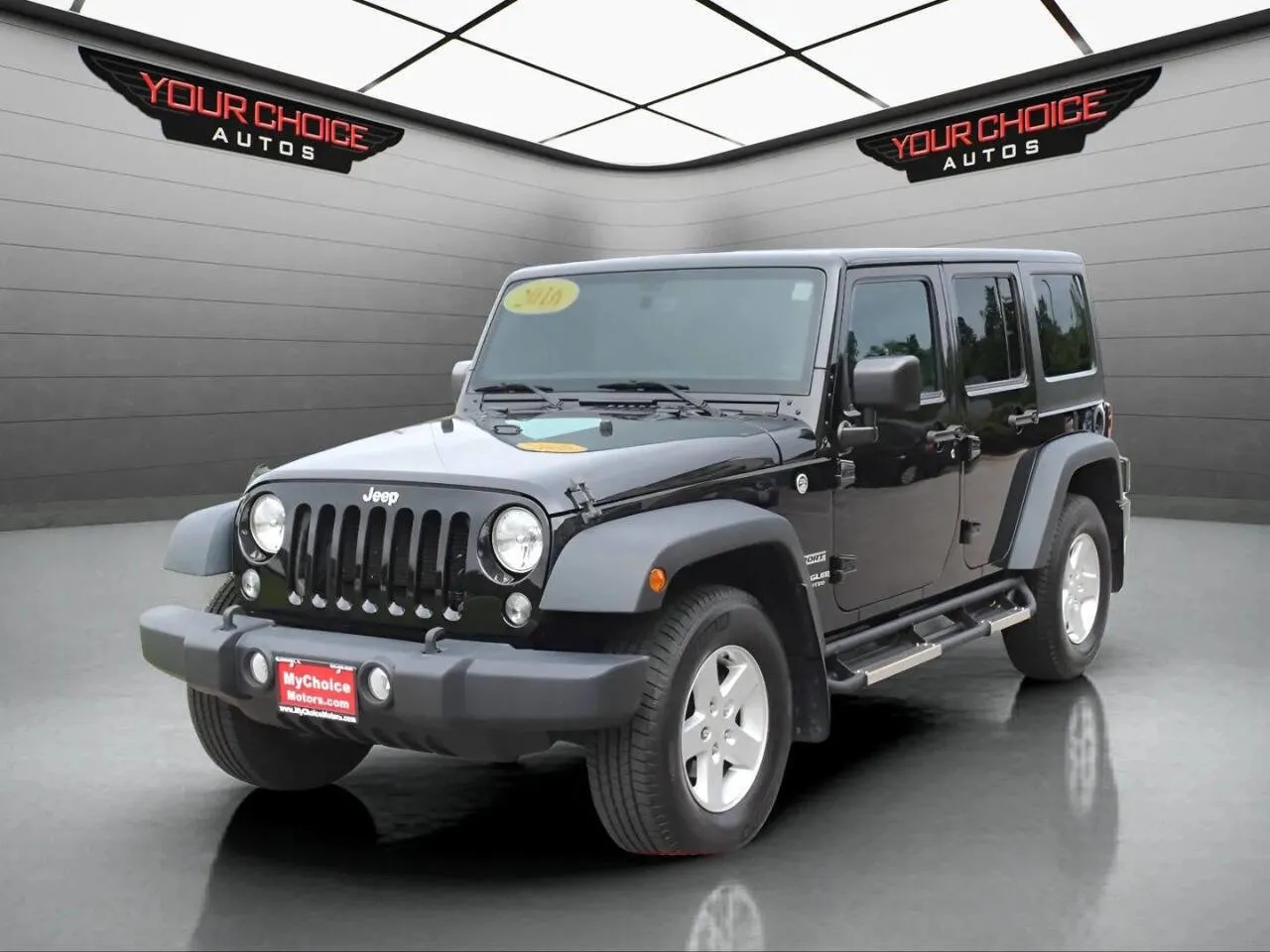 Black 2016 Jeep Wrangler Unlimited Sport for sale in Elmhurst, IL