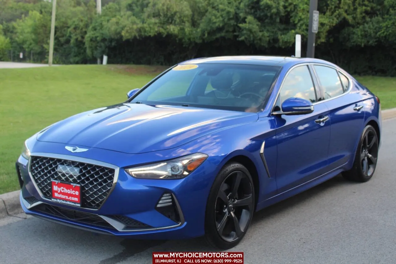 Blue 2019 Genesis G70 2.0T Advanced for sale in Elmhurst, IL