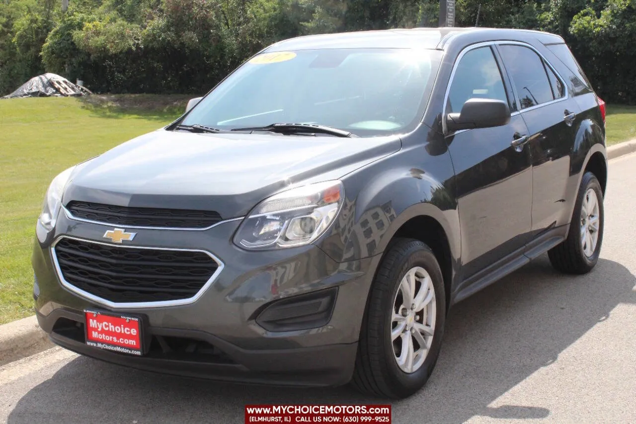 Gray 2017 Chevrolet Equinox LS for sale in Elmhurst, IL