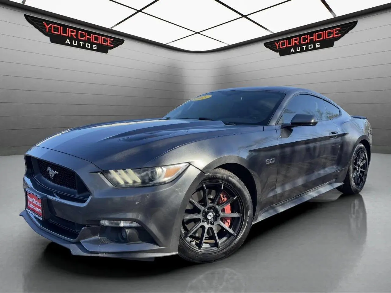 Gray 2015 Ford Mustang GT 2dr Fastback for sale in Elgin, IL