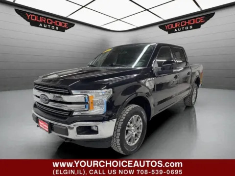 Black 2019 Ford F-150 Lariat 4x4 4dr SuperCrew 5.5 ft. SB for sale in Elgin, IL