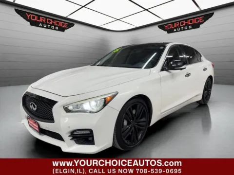 White 2015 INFINITI Q50 Sport for sale in Elgin, IL