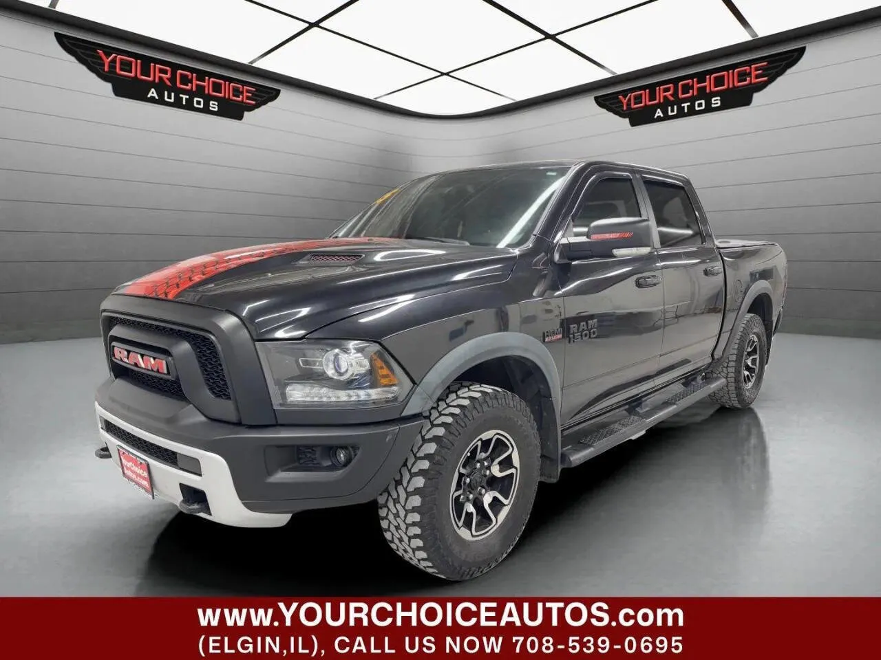 Black 2015 Ram 1500 Rebel for sale in Elgin, IL