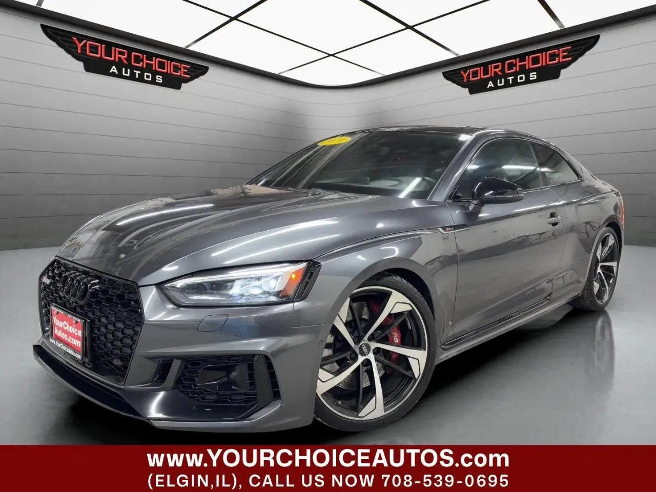 Gray 2019 Audi RS 5 Coupe 2.9T quattro AWD 2dr Coupe for sale in Elgin, IL
