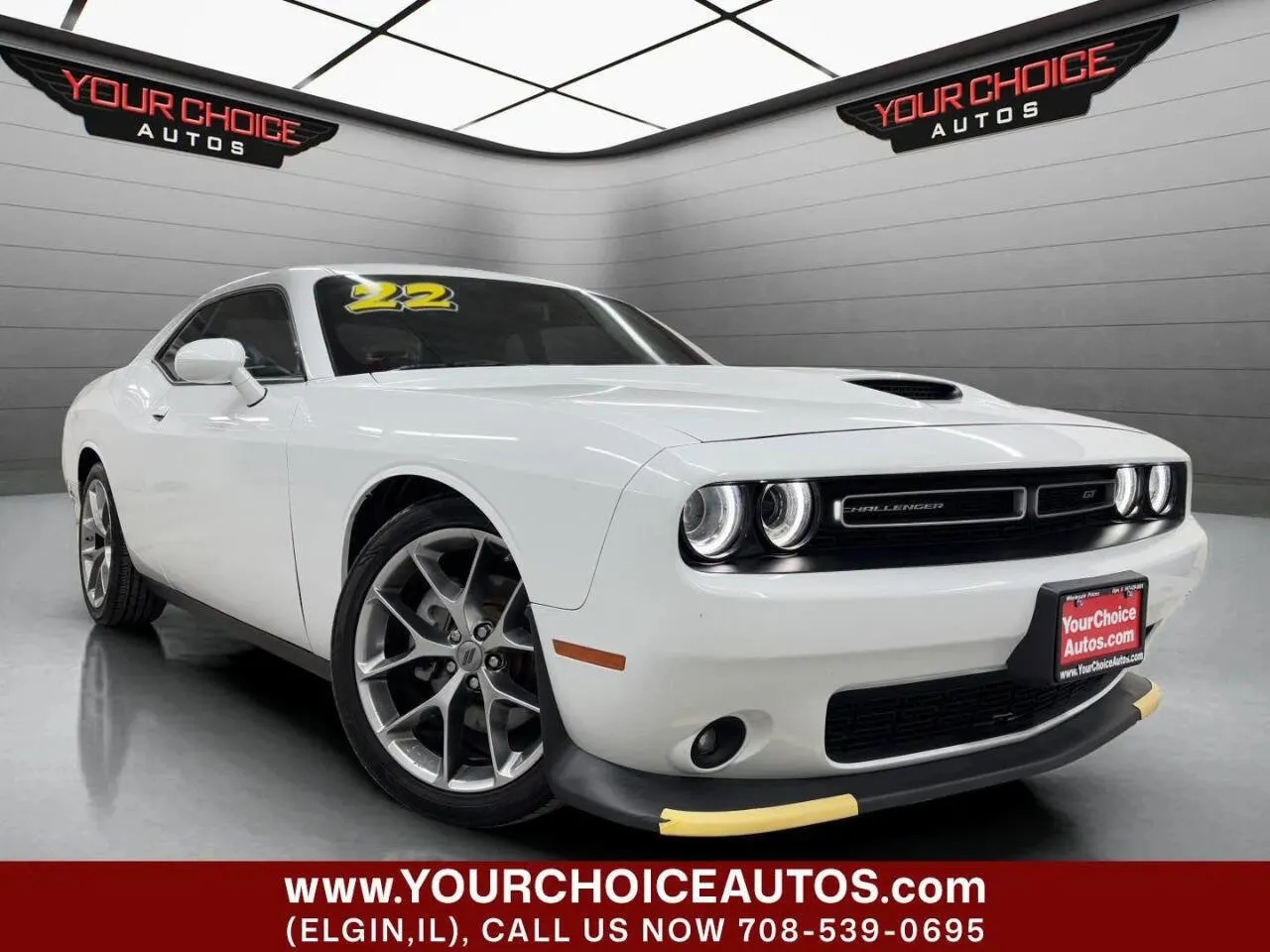 White 2022 Dodge Challenger GT for sale in Elgin, IL