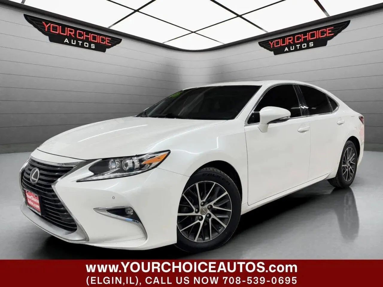 White 2016 Lexus ES 350 Base 4dr Sedan for sale in Elgin, IL