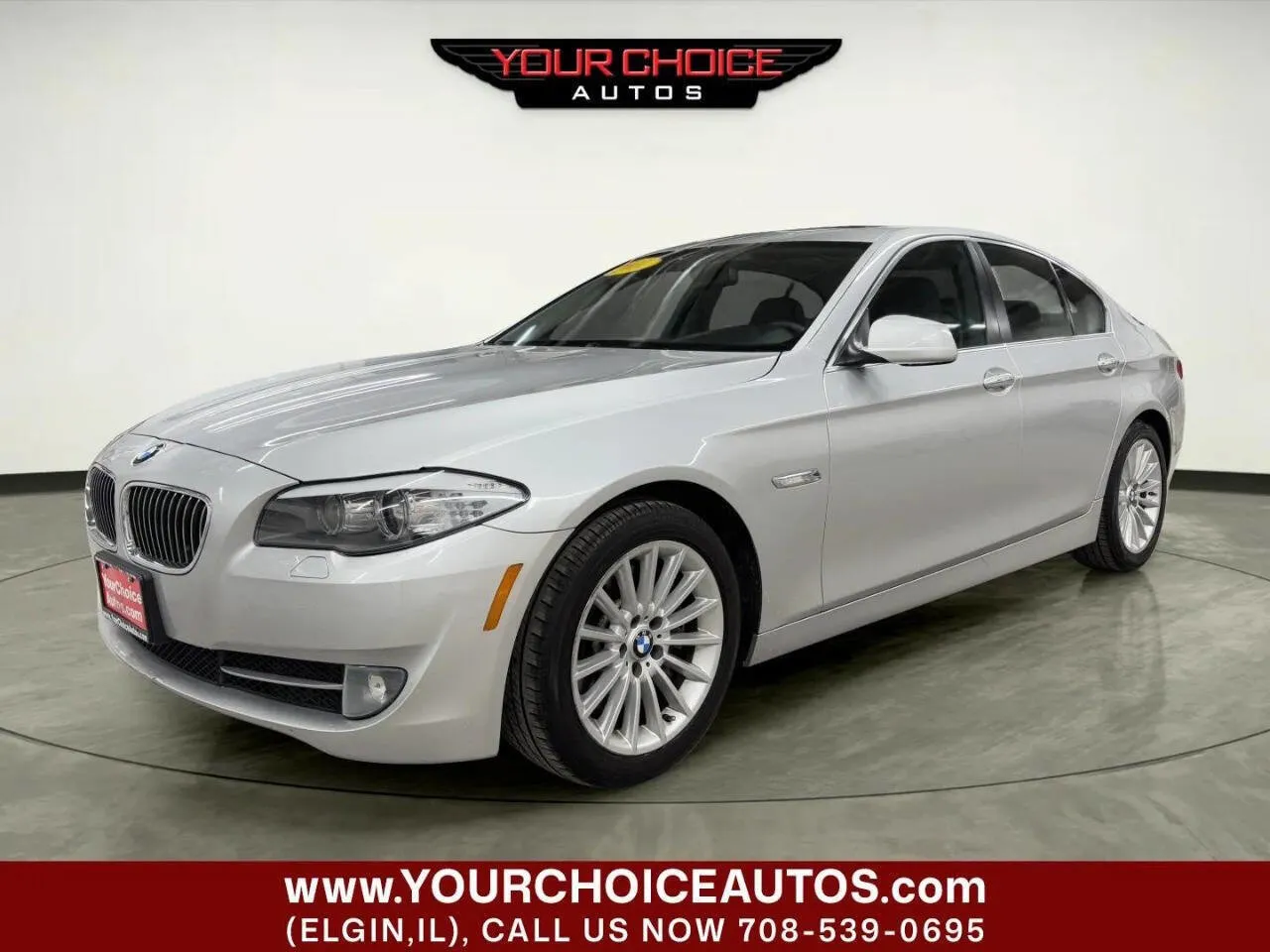 Gray 2011 BMW 5 Series 535i for sale in Elgin, IL