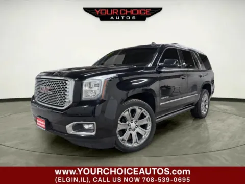 Black 2015 GMC Yukon Denali for sale in Elgin, IL