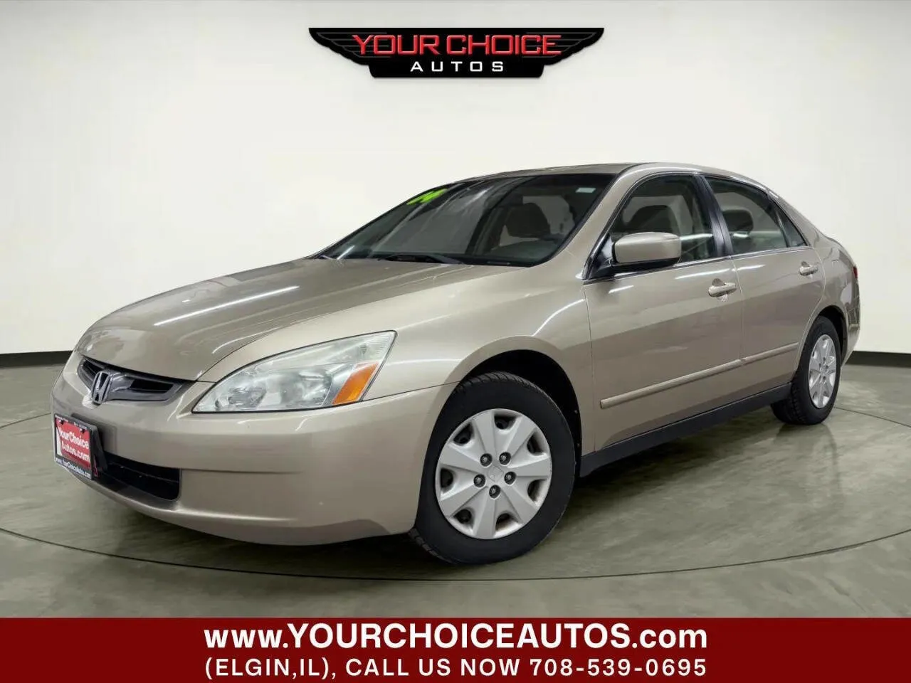 Gold 2004 Honda Accord Sdn LX for sale in Elgin, IL