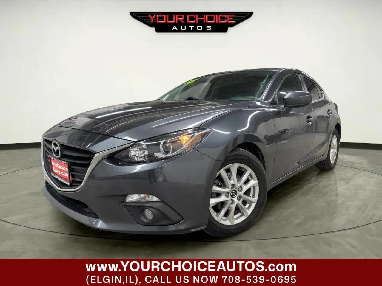 Gray 2015 Mazda Mazda3 i Touring for sale in Elgin, IL