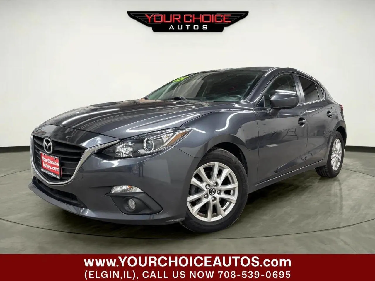 Gray 2015 Mazda Mazda3 i Touring for sale in Elgin, IL