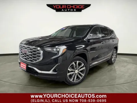 Black 2018 GMC Terrain Denali for sale in Elgin, IL