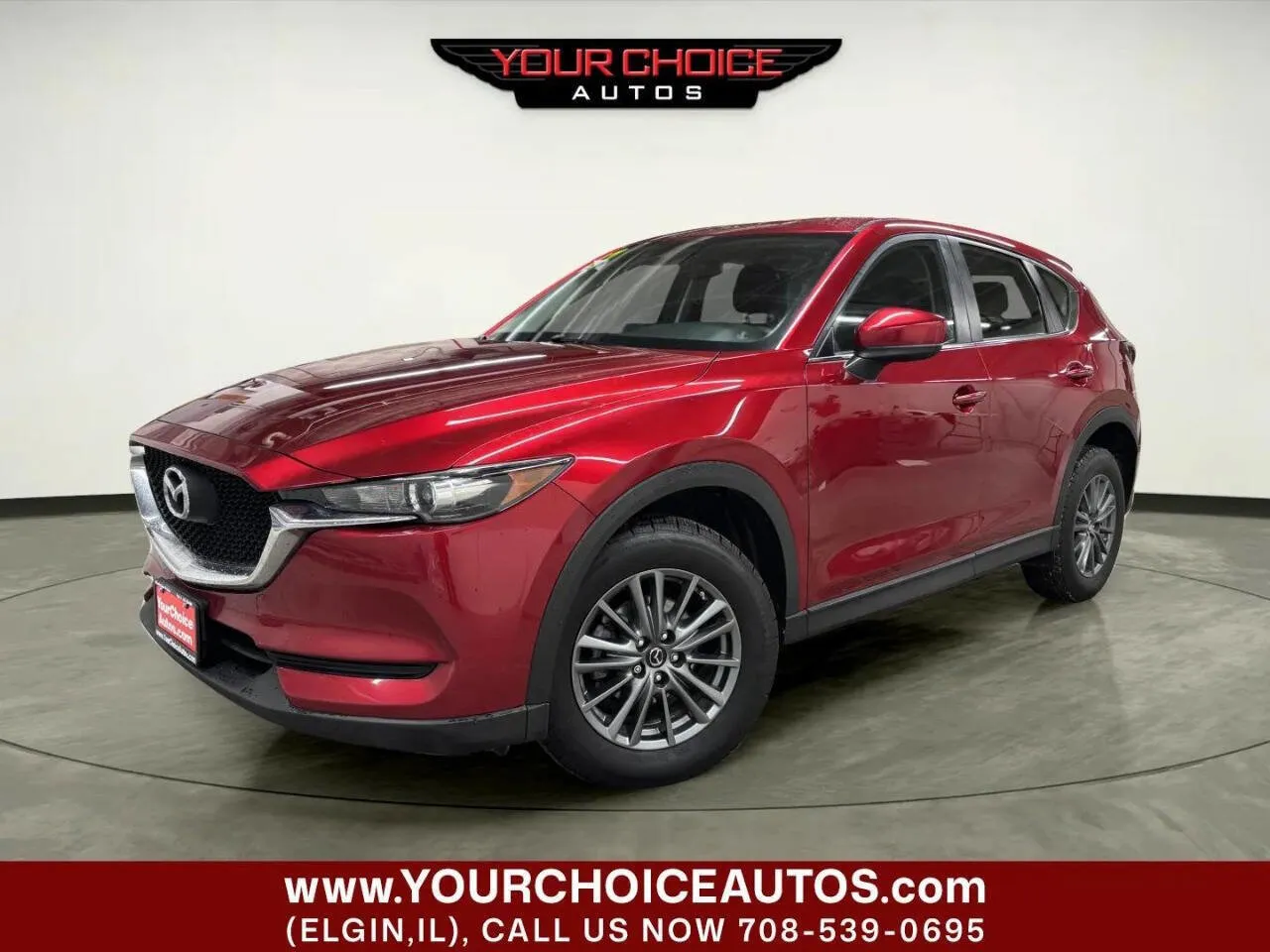 Red 2017 Mazda CX-5 Sport for sale in Elgin, IL