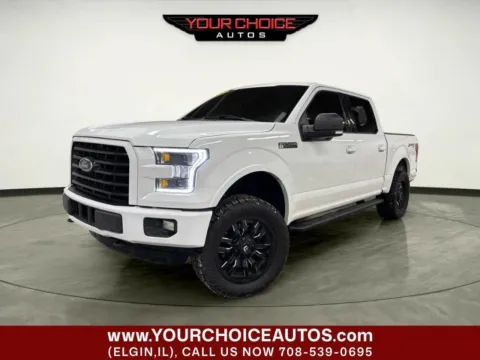 White 2016 Ford F-150 XLT 4x4 4dr SuperCrew 5.5 ft. SB for sale in Elgin, IL