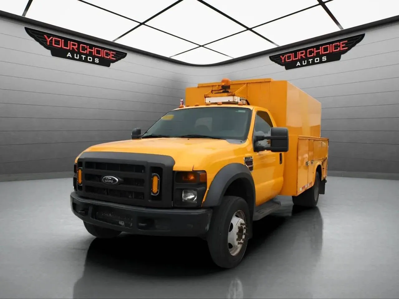 Yellow 2008 Ford Super Duty F-550 DRW 4X2 2dr Regular Cab 140.8 200.8 in. WB for sale in Elgin, IL