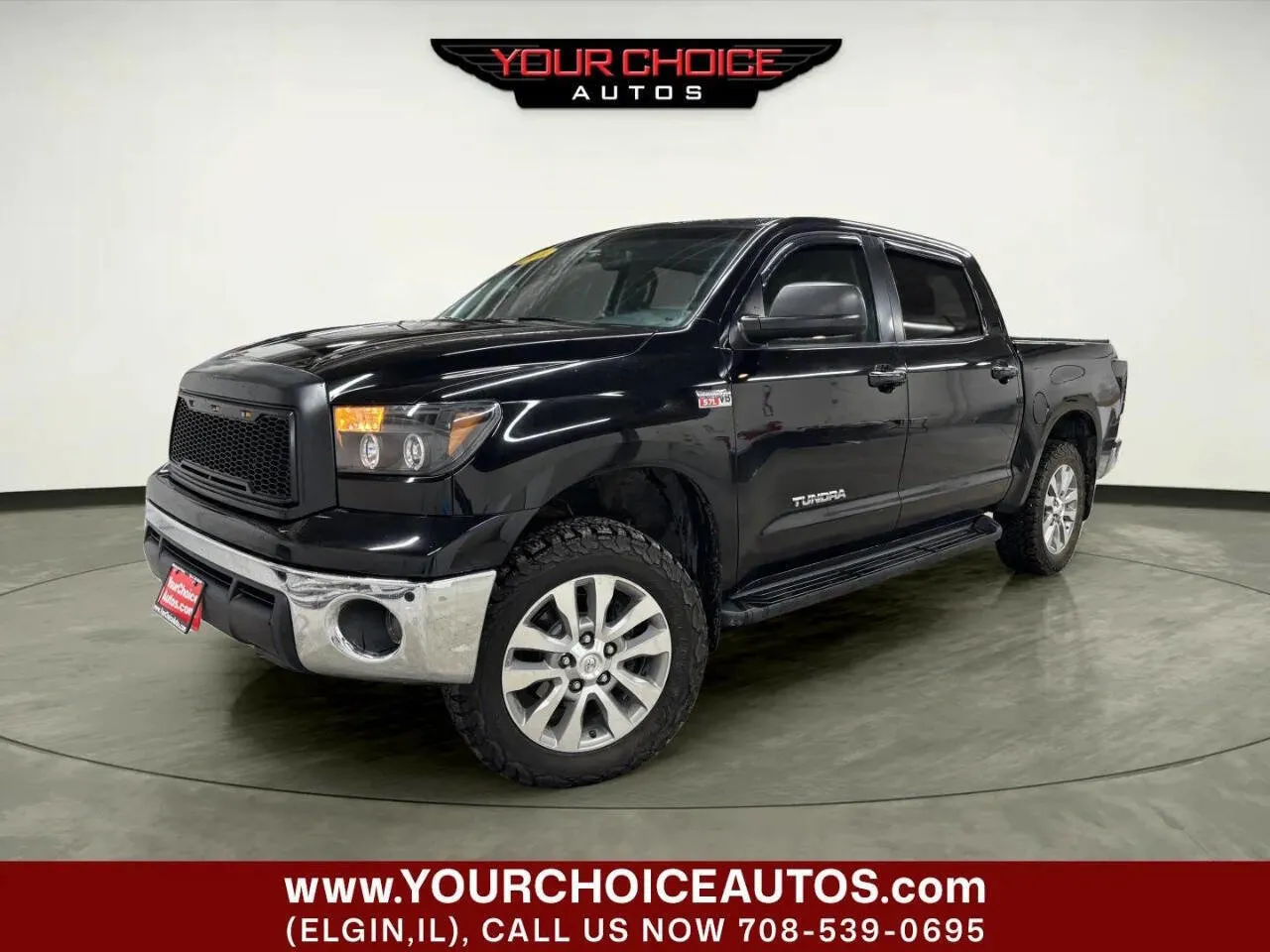 Black 2010 Toyota Tundra 4WD Truck LTD for sale in Elgin, IL