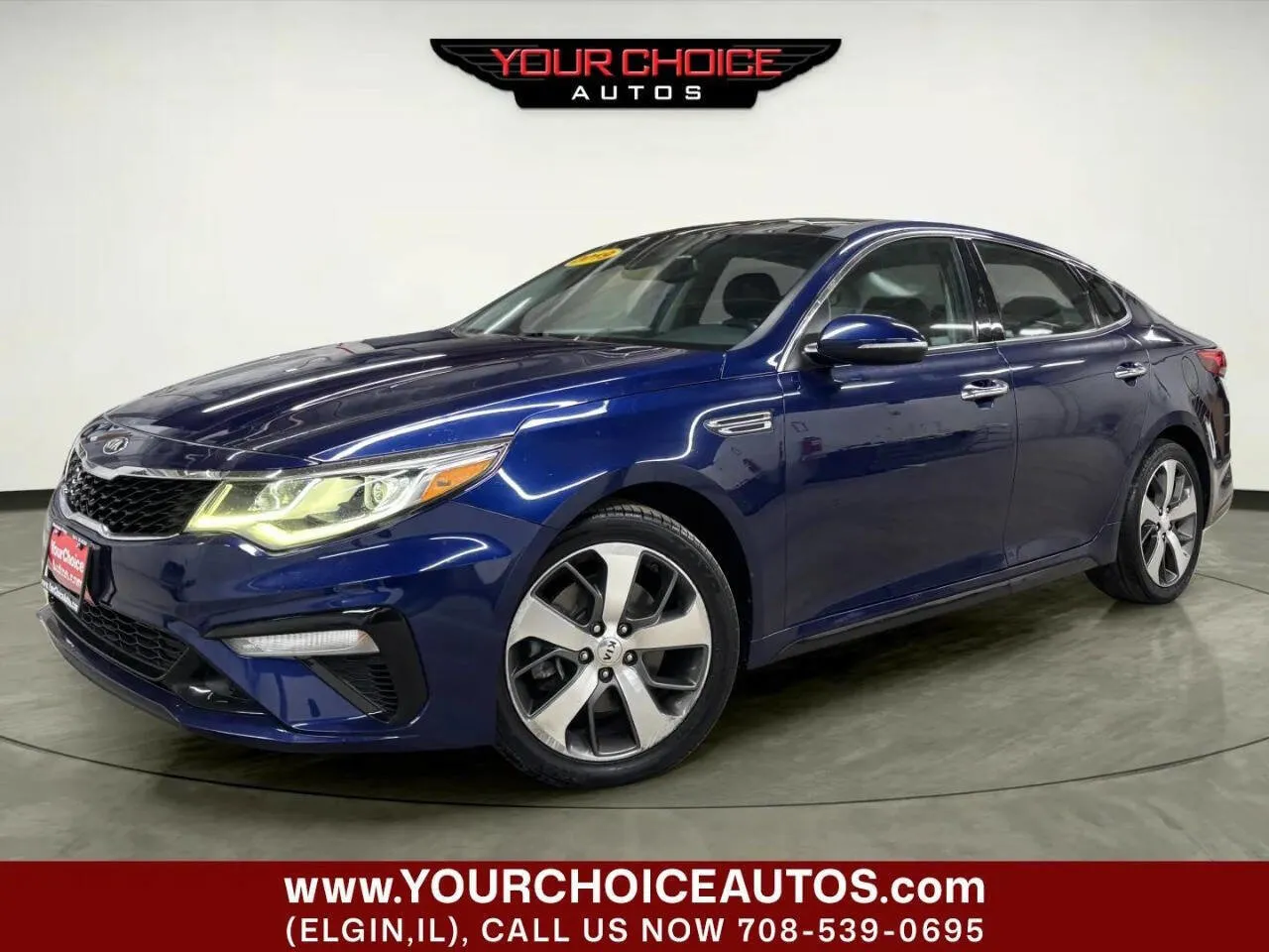 Blue 2019 Kia Optima S for sale in Elgin, IL