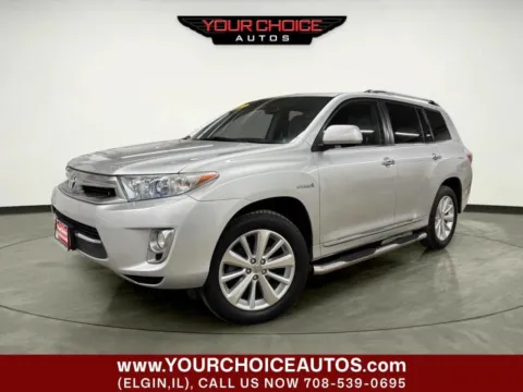 Silver 2011 Toyota Highlander Hybrid Limited for sale in Elgin, IL