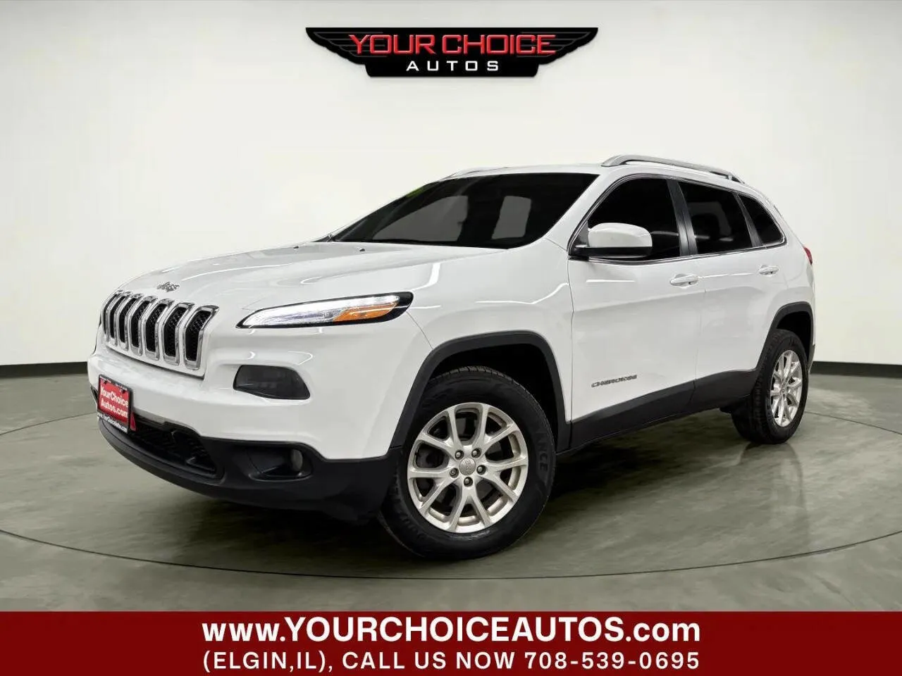 White 2016 Jeep Cherokee Latitude for sale in Elgin, IL