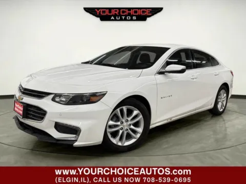 White 2017 Chevrolet Malibu LT for sale in Elgin, IL